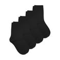 thumbnail image 1 of Jefferies Socks Kids Socks, 4 Pack School Uniform Rib Cotton Crew Socks (Little Kids & Big Kids), 1 of 2