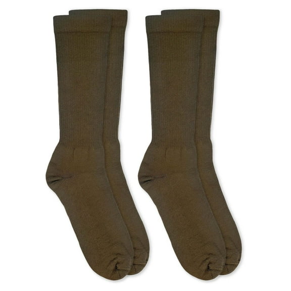 Jefferies Socks Mens Merino Wool Graduated Compression 7-10 mmHg Combat Boot Socks 2 Pair Pack