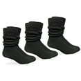 thumbnail image 1 of Jefferies Socks Mens Slouch Thick Heavy Cotton Knit Crew Socks 3 Pair Pack, 1 of 5