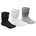 thumbnail image 1 of Jefferies Socks Mens Slouch Thick Heavy Cotton Knit Crew Socks 3 Pair Pack, 1 of 4