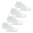 thumbnail image 1 of Jefferies Socks Mens Womens Military Coolmax Mesh Cushion Sport Low Cut Socks 4 Pack, 1 of 5