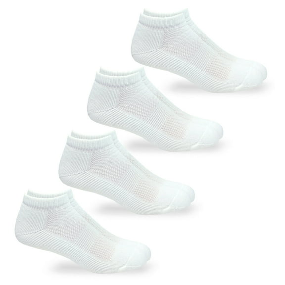 Jefferies Socks Mens Womens Military Coolmax Mesh Cushion Sport Low Cut Socks 4 Pack