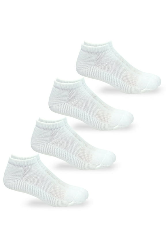 Mens Womens Military Coolmax Mesh Cushion Sport Low Cut Socks 4 Pack