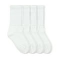 thumbnail image 1 of Jefferies Socks Mens Womens Military Ribbed Cushion Sport Athletic Crew Socks 4 Pack, 1 of 5