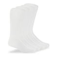 thumbnail image 1 of Jefferies Socks Microfiber Nylon Rib Mid Calf Dress Socks (Unisex), 4 Pack, 1 of 2