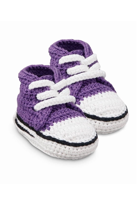 Unisex Newborn High Top Crochet Sneaker Bootie 1 Pair