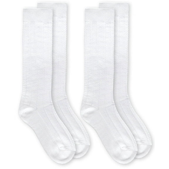 Jefferies Socks Women's Bamboo Knit Rib Pattern Knee High Tall Socks 2 Pair Pack