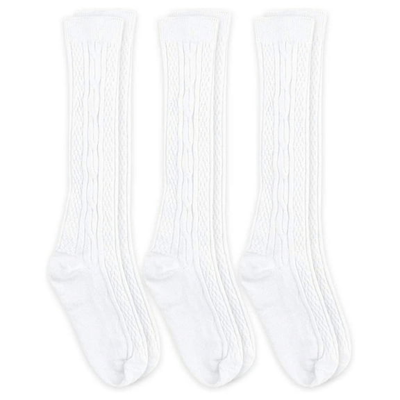 Jefferies Socks Womens Cable Knit Knee High Socks, 3 Pair