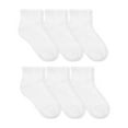thumbnail image 1 of Jefferies Socks Womens Ruffle Lace Seamless Cushion Quarter Ankle Socks 6 Pair Pack, 1 of 5