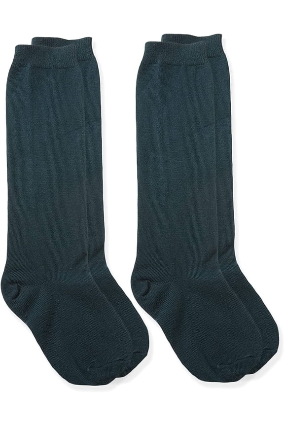 Womens Socks, Cotton Knee High Tall Dress Socks, 2 Pair