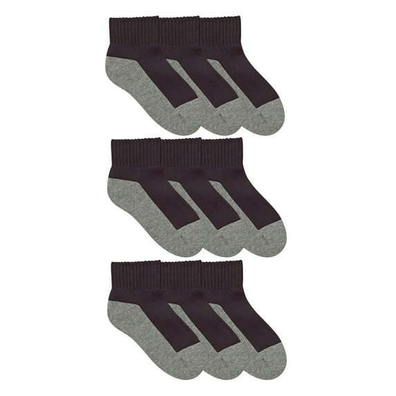 Jefferies Socks Womens Socks, Sport Ankle Quarter Seamless Cotton Cushion Socks, 9 Pair