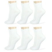 Jefferies Socks Womens Socks, Sport Quarter Seamless Lightweight Cotton Ankle Socks, 6 Pairs