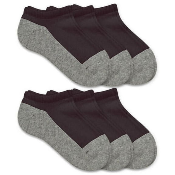 Jefferies Socks Womens Sport Seamless Cushion Cotton Low Cut Ankle Socks 6 Pair Pack