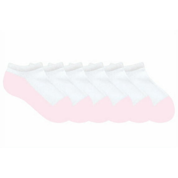 Jefferies Socks Womens Sport Seamless Cushion Cotton Low Cut Ankle Socks 6 Pair Pack