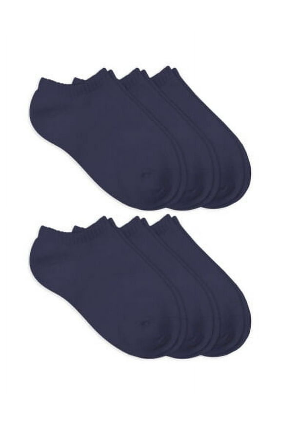 Womens Sport Seamless Cushion Cotton Low Cut Ankle Socks 6 Pair Pack