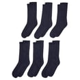 thumbnail image 1 of Jefferies Socks Womens Sport Seamless Cushion Ribbed Crew Socks 3 Pairs, 1 of 3