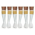 thumbnail image 1 of Jefferies Socks Womens, Vintage Tube Stripe Seamless Cushion Knee High Socks, 3 Pair, 1 of 6