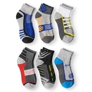 Athletic Performance Ankle Socks, 6 Pairs (Little Boys & Big Boys)