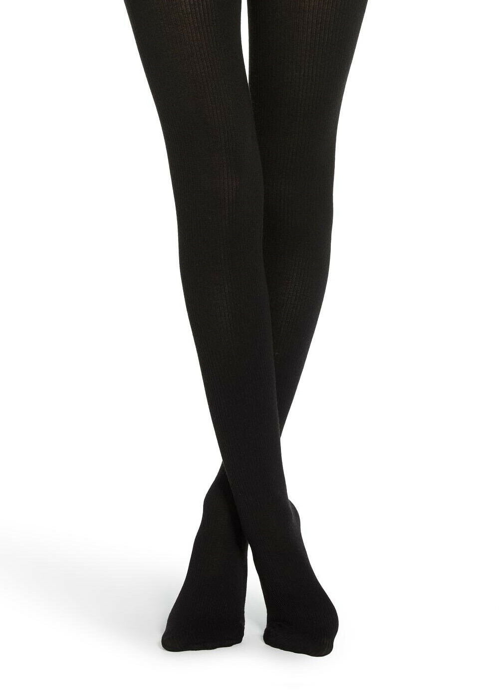Jefferies Womens Tights, Rib Nylon Opaque Stockings, 1 Pack 