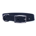 thumbnail image 1 of Jeffers Solid Web Nylon Dog Collar with Nickel Plated Hardware, 5/8"Wx16"L - Adjustable Durable Nylon Pet Collar for Small to Medium Dog, Perfect for Walking, Training, Travel, & Outdoor - Black, 1 of 1