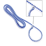 Jeffers Pet Animal Control Dog Leads, 6 Ft Slip Rope Leash, Safe Durable Braided Poly Rope with Nickel Ring, Lightweight Training Lead for Travel, Rescue, Kennel, House & Walking - Light Blue