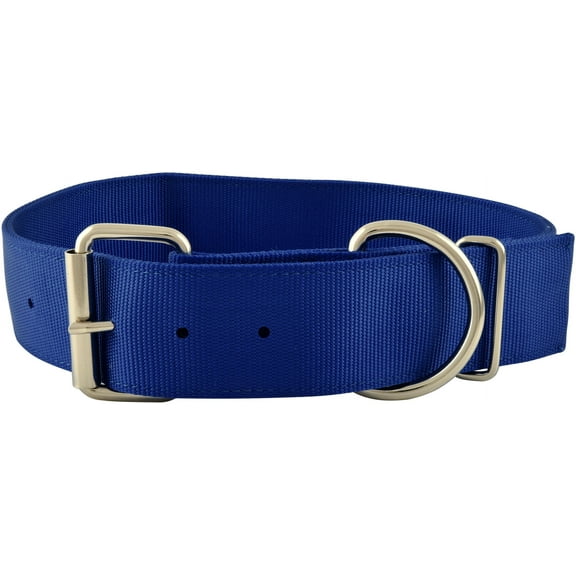 Jeffers Big Dog Nylon Dog Collar | Royal Blue | 2 in. x 27 in.
