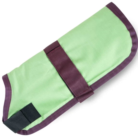Jeffers Breathe Comfort Ripstop Dog Blanket, Light Green / Plum, 12" Small - Waterproof, Windproof, Breathable, Durable - Ideal for Outdoor, Indoor, Travel, Machine Washable Insulation
