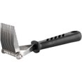 thumbnail image 1 of Jeffers Pet Dematting Rake for Dogs & Cats – Serrated Blades for Mats, Tangles, Shedding, Thick Undercoat – Grooming Tool for Pets, Long Hair, Short Hair, Poodles, Fur Removal, 7" L, 12 Blades, 1 of 1