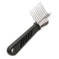 thumbnail image 1 of Jeffers Pet Grooming Comb for Detangling Mats and Knots for Dog and Cats – Stainless Steel Comb for Thick or Long Hair – Dematting Tool for Shedding, Undercoat, and Hair Removal - 9 Blade, 1 of 1