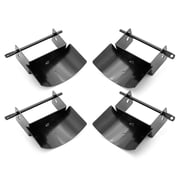 Jeffers Equine Metal Training Jump Cups for Horses with Pin, Black   Heavy Duty Horse Jump Cups for Training, Arena Obstacles, Hunter Jumper, Equestrian Equipment, Riding Accessories, Pair, 2 Pack