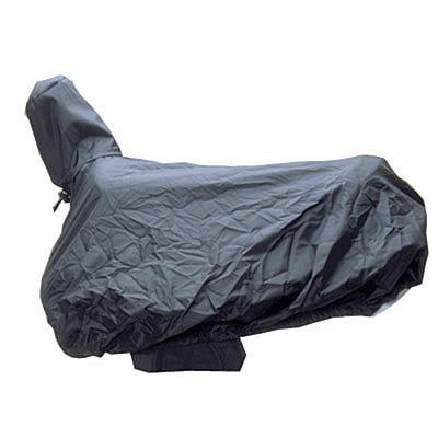 Jeffers Equine Western Horse Nylon Saddle Cover, Black - Water proof, Durable 200 Denier Nylon, Adjustable Elastic Fit for Protection and Storage - Lightweight, Easy to Fold and Store