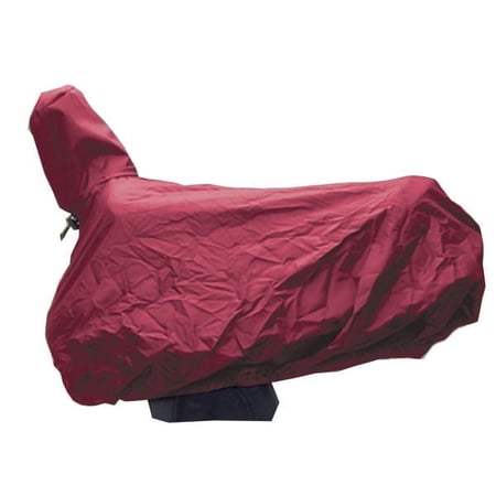Jeffers Equine Western Horse Nylon Saddle Cover, Burgundy - Water proof, Durable 200 Denier Nylon, Adjustable Elastic Fit for Protection and Storage - Lightweight, Easy to Fold and Store