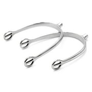 Jeffers Equine Ladies’ Tom Thumb Spurs for Horse Owner – Polished Stainless Steel Riding Gear for Women, Western Equestrian Accessories, Stirrups, Saddle, Tack, - Tailored fit for Ladies Boots