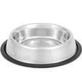 thumbnail image 1 of Jeffers No Skid/No Tip Stainless Steel Pet Bowl | 3 Quart | 77070, 1 of 7