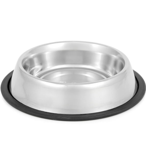 Jeffers No Skid/No Tip Stainless Steel Pet Bowl | 3 Quart | 77070