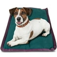 thumbnail image 1 of Jeffers Pet Comfort Dog Pillow, 2 XL 39"x51", Dark Green – Machine Washable Dog Bed for House, Sofa, Crate & Travel – Poly Cotton Shell, Winter Warmth, Soft, Comfy, Durable, Top Pet Bedding, 1 of 8