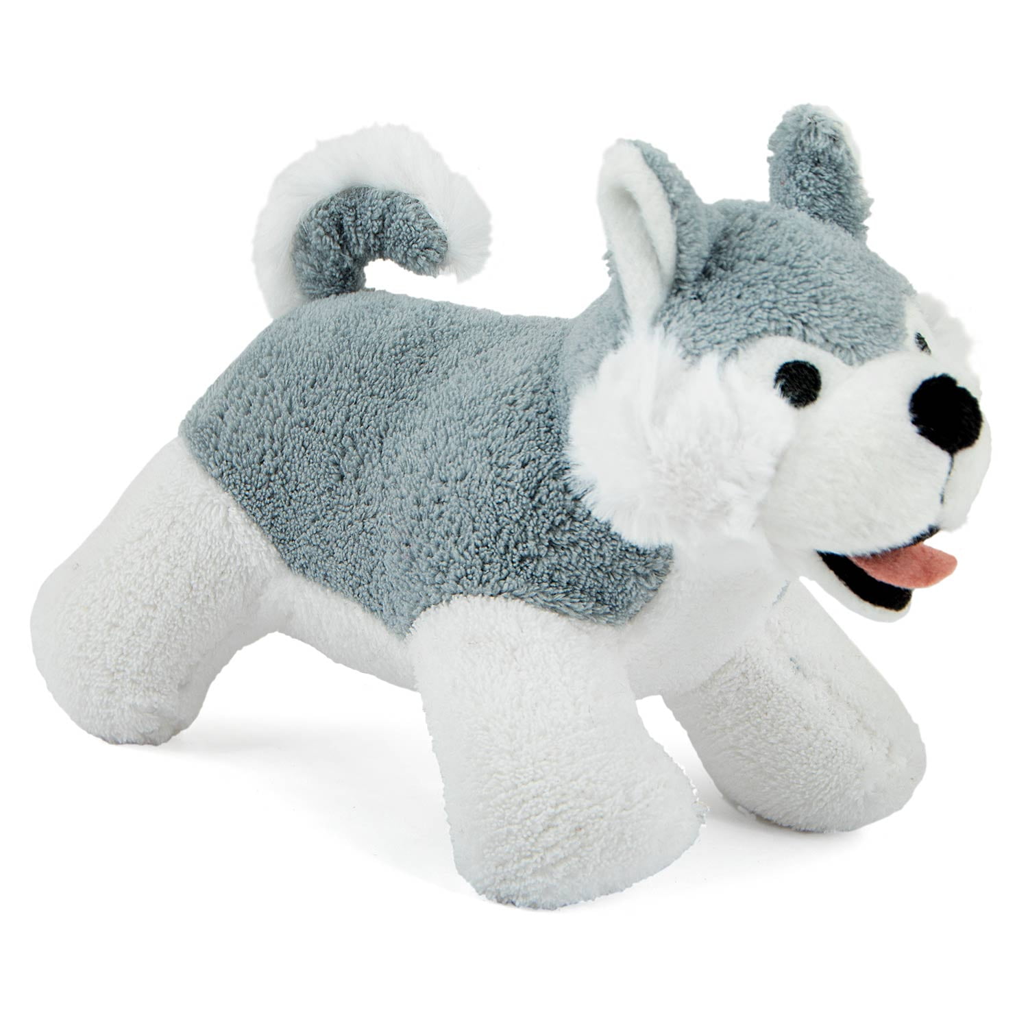 Tough Stuffed Husky Toy Jeffers Plush Husky Dog Toy With Squeaker