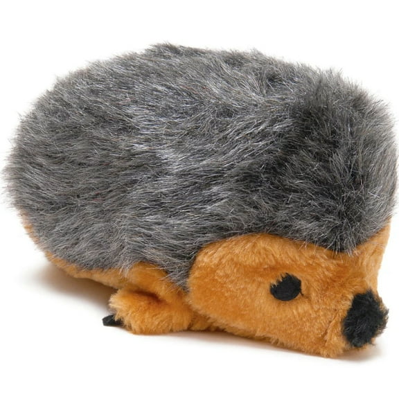 Jeffers Plush Squeaky Dog Toy, Hedgehog Design, 6 Inch, Brown – Soft Crinkle for Dogs