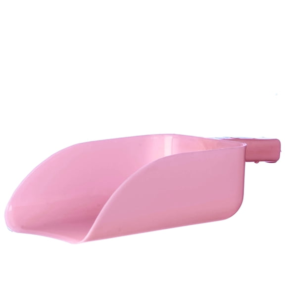 Jeffers 5 Pint Feed Scoop for Horses, Livestock, and Pet Food - Pink