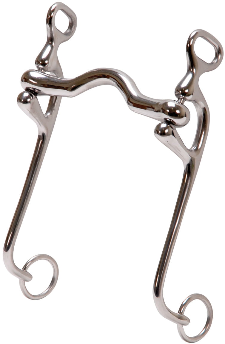 Jeffers Stainless Steel Low Port Walking Horse Bit - Walmart.com