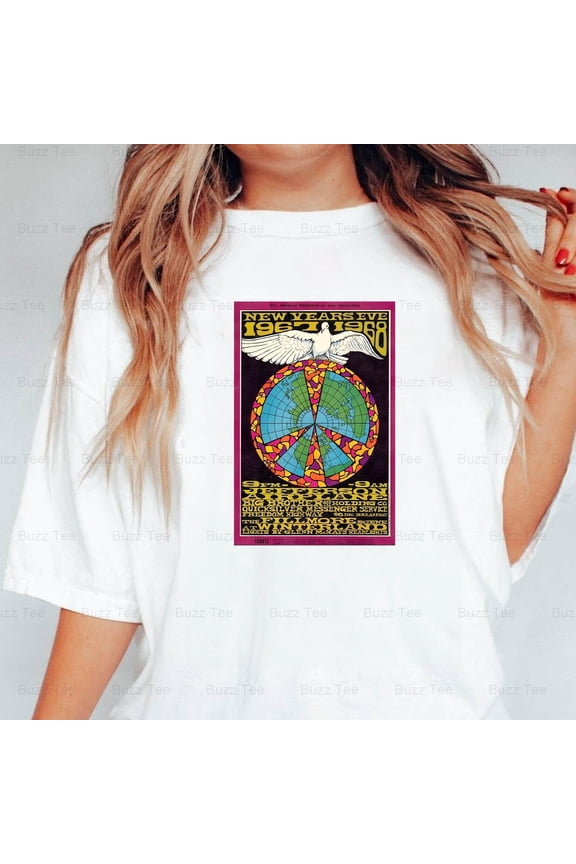 Jefferson Airplane 60s Psychedelic Rock Band Logo Art V1130402 New Unisex T-Shirt, up to 5XL