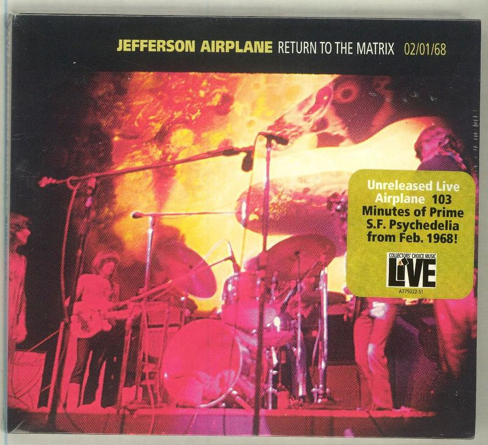 洋楽 Jefferson Airplane/ RETURN TO THE MATRIX Jefferson Airplane – Return To The Matrix 02/01/68 – 2 x CD