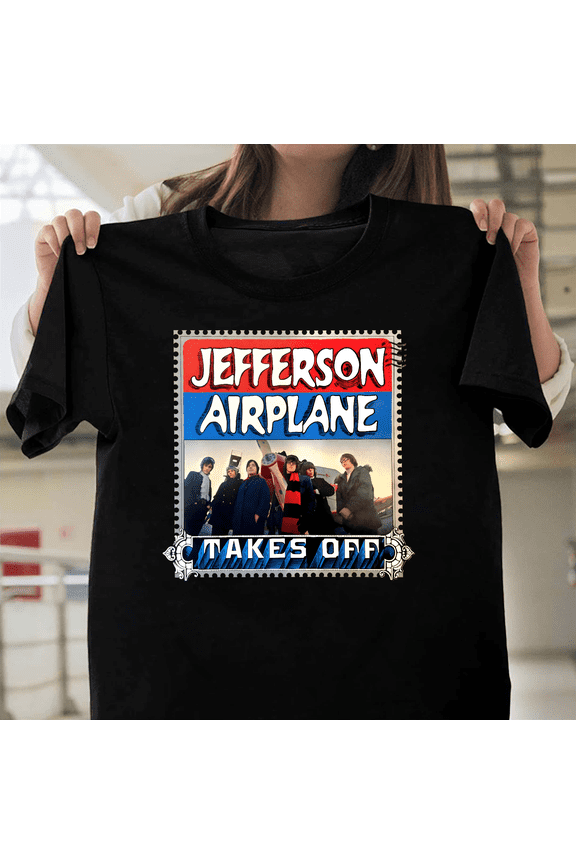 Jefferson Airplane Takes Off Album Psychedelic Rock Fans Grace Slick V51298 Unisex T-Shirt, Size Up to 5XL