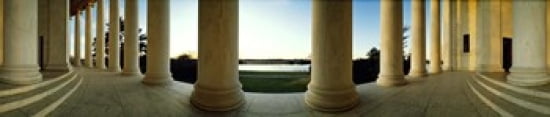 Jefferson Memorial Washington DC Canvas Art - Panoramic Images (44 x 10)