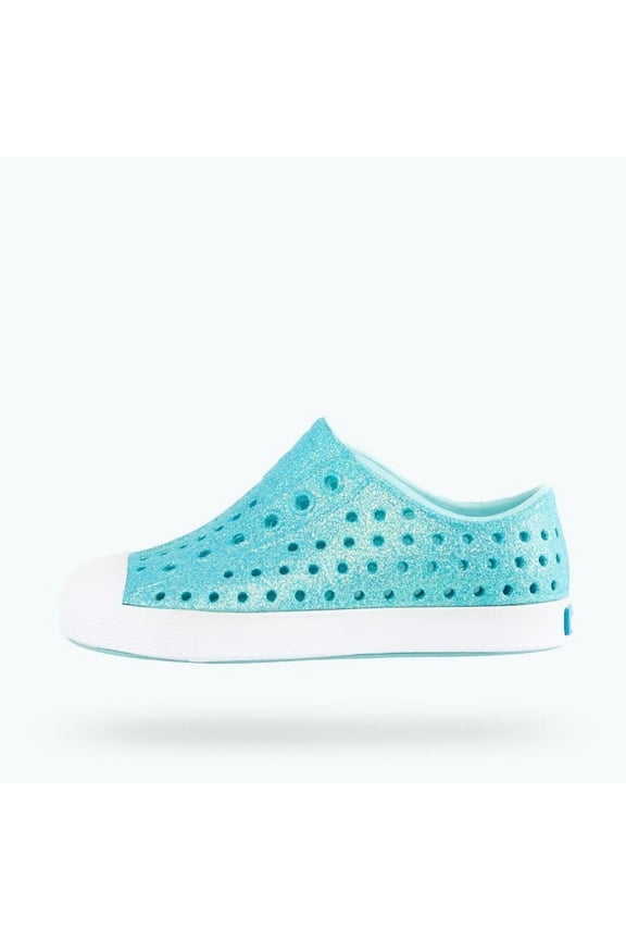 Jefferson Piedmont Blue Bling/shell White Kids Shoes Size C8/toddler 8