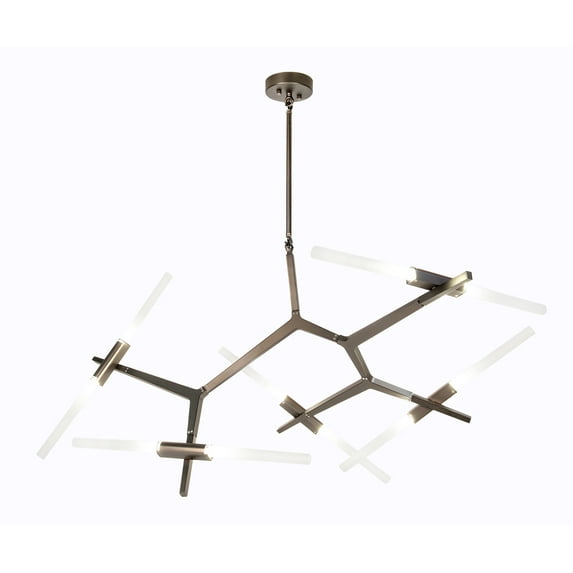 Jefferson Rd 10-Light Dark Bronze Chandelier