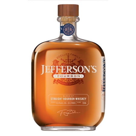 Jefferson's Bourbon Whiskey, 750 ml Bottle, 41.15% ABV