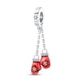 thumbnail image 1 of Jeffery Charms Christmas Hat, Gloves, Socks 925 Silver Pendants for Women Bracelet and Necklace,Christmas gloves,Christmas, 1 of 4