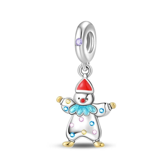 Jeffery Charms for Women Bracelet Unicorn Princess Clown Ferris Wheel Pendant,Amusement Park Joker,Amusement park