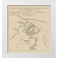 thumbnail image 1 of Jefferys 12x13 White Modern Wood Framed Museum Art Print Titled - Bunker Hill Battle Boston Massachusetts, 1 of 4